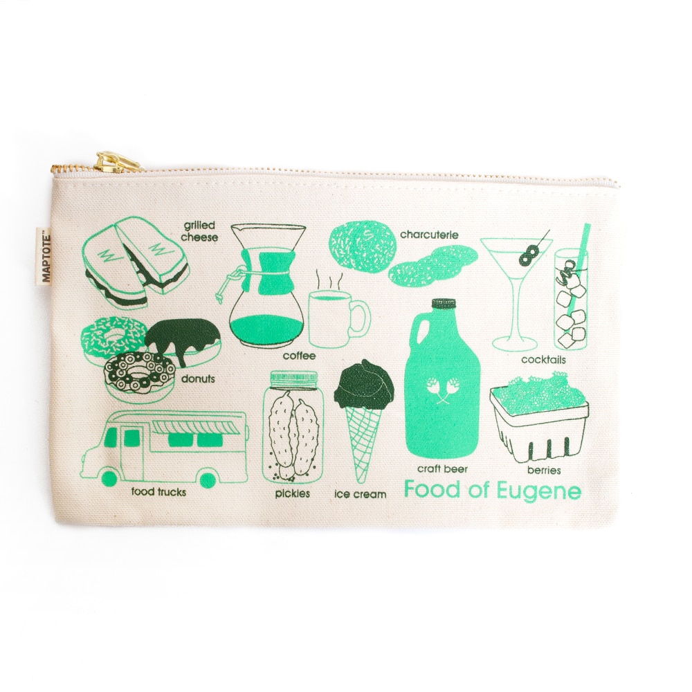 Eugene, Pouch, Art & School, Maptote, Slim, Foodie, Natural, 760746